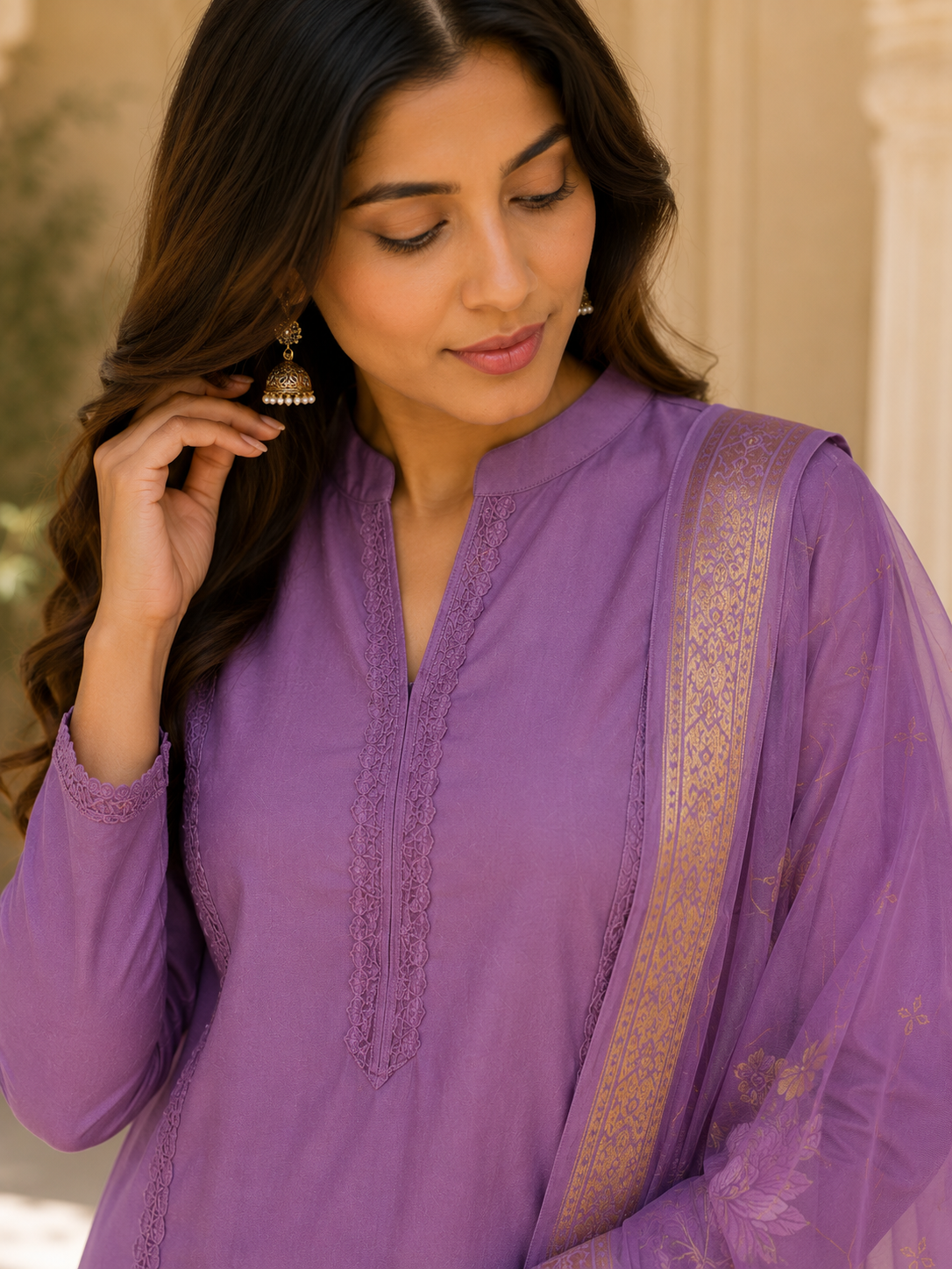 Violet Haze Kurti Set