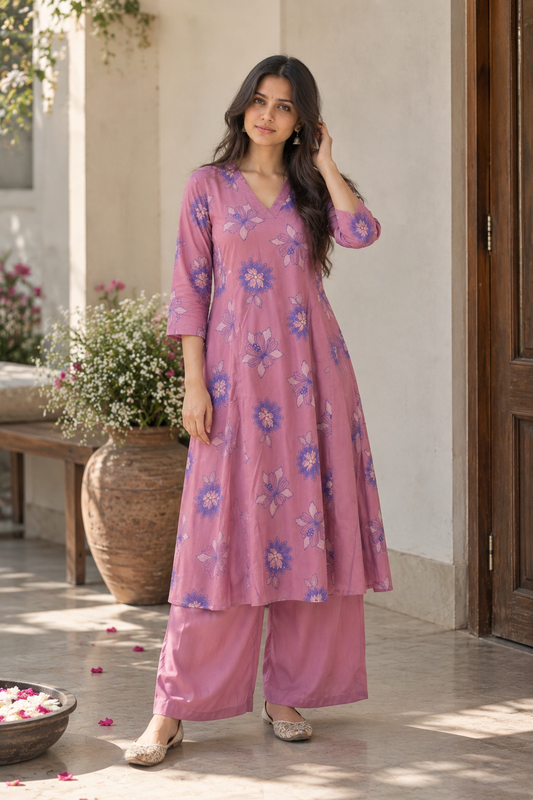 Blush Garden Floral Co-Ord Set — product photo 2