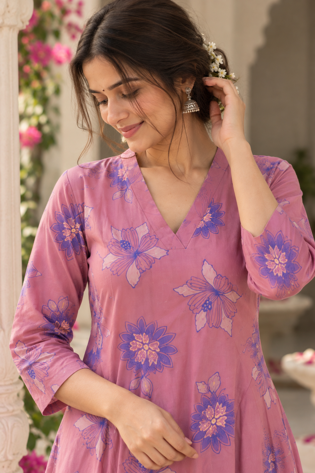Blush Garden Floral Co-Ord Set — product photo 4