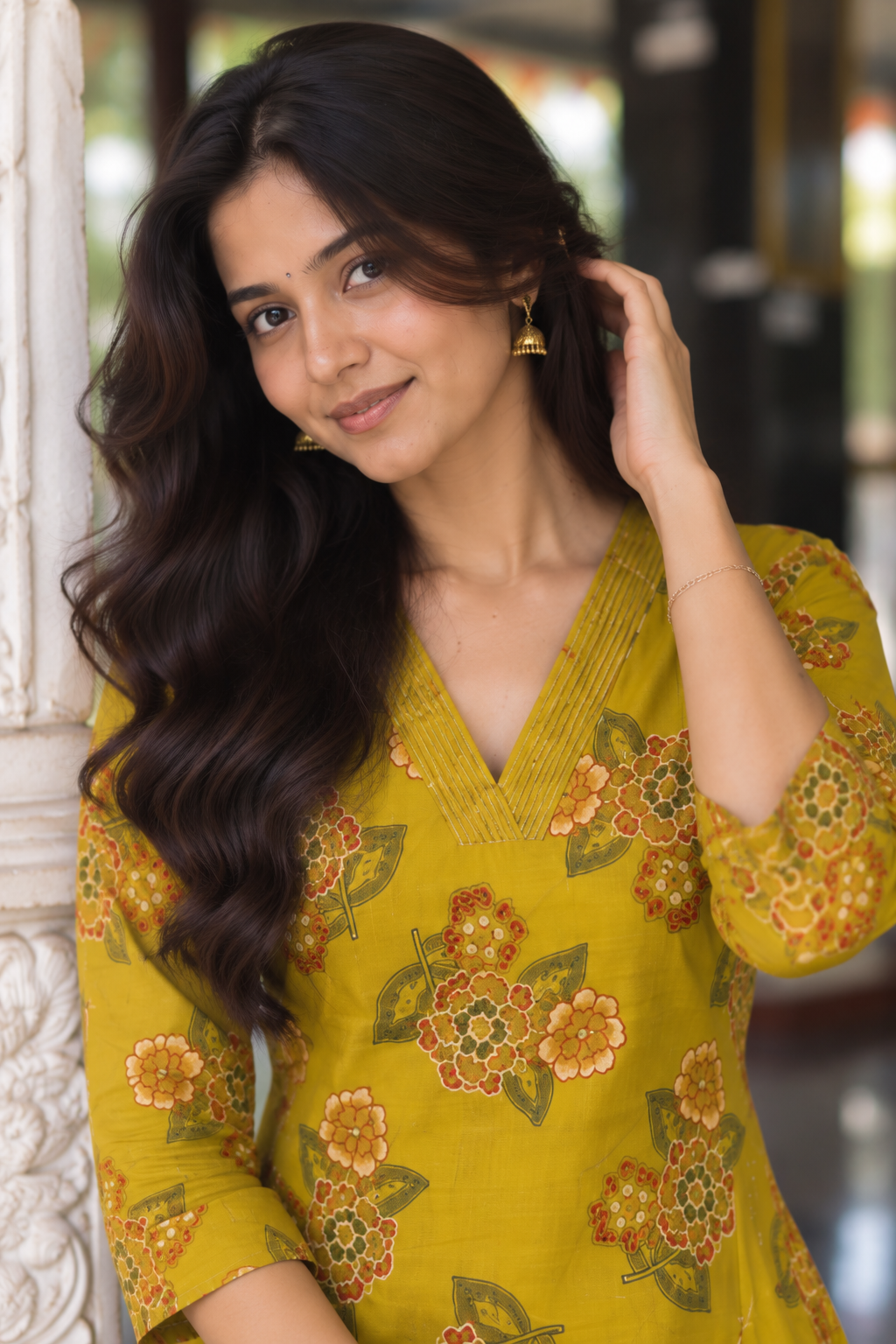 Mustard Floral Co-Ord Set — product photo 4
